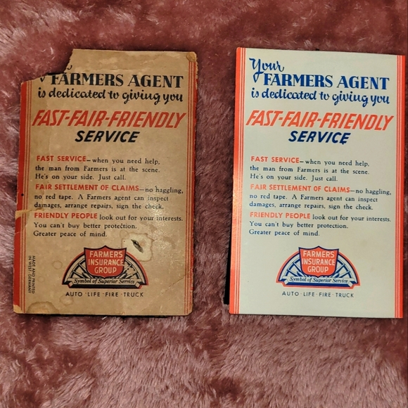 2 Farmers Needlebooks from Farmer's Insurance Group - Picture 3 of 5